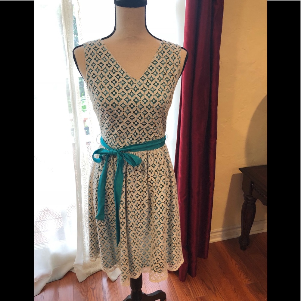 Francesca Lace Overlay Dress